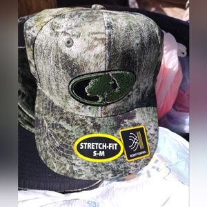 Mossy Oak Camouflage Scent Control Stretch Fitted S / M Hunting Baseball Hat Cap